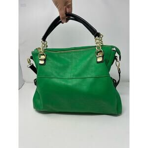 Steve Madden Green Hobo Slouchy Zip Top Purse Crossbody Shoulder Bag Tote
